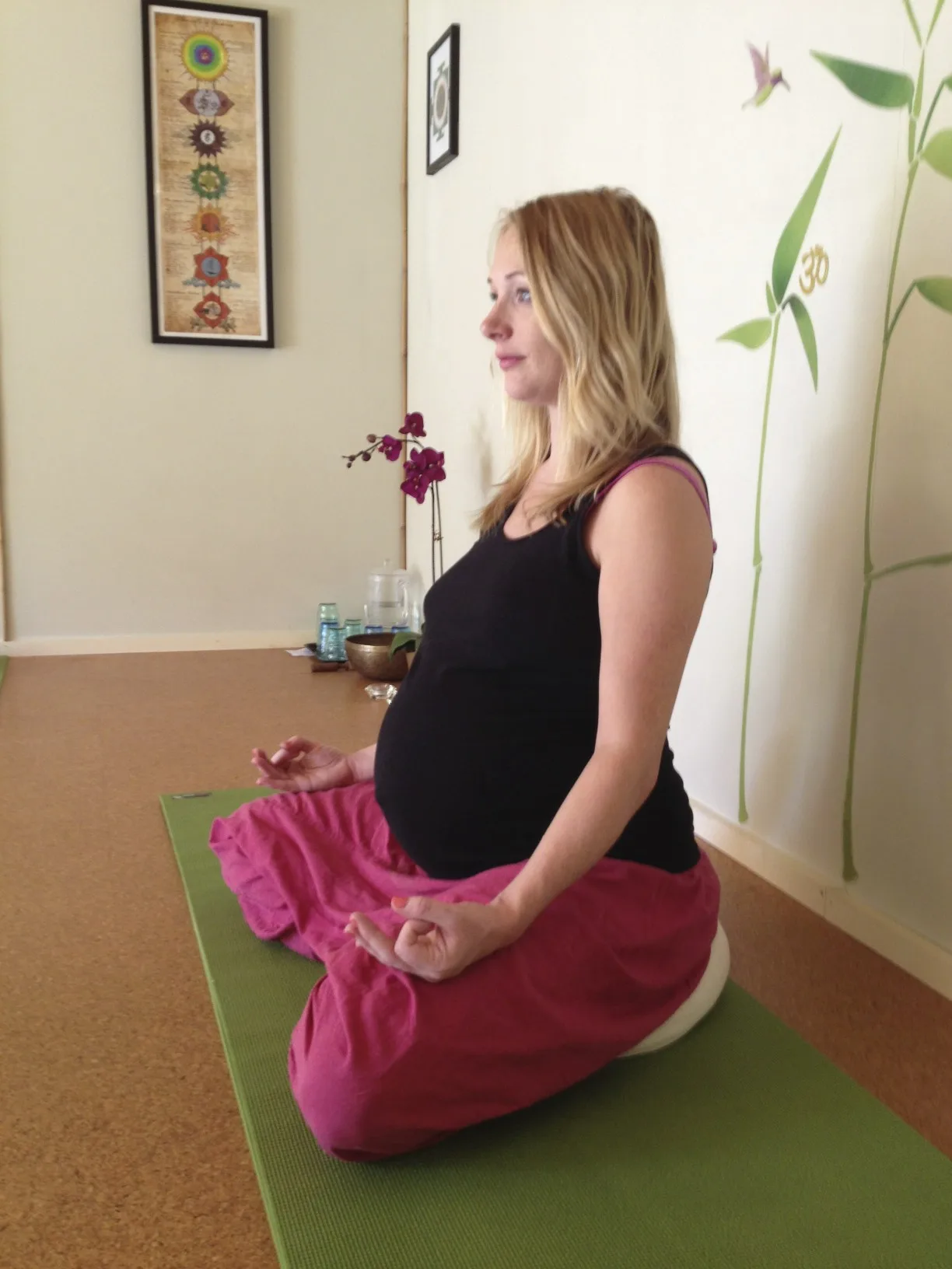 Pregnancy Yoga class at The Yoga Den, Wallington