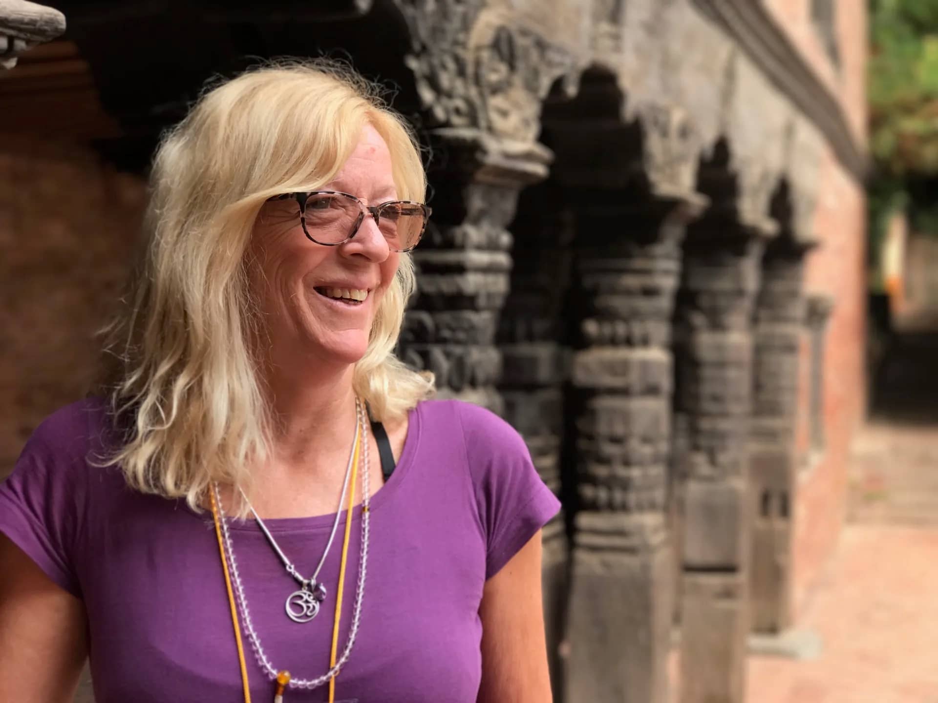 Vivien Row, yoga teacher